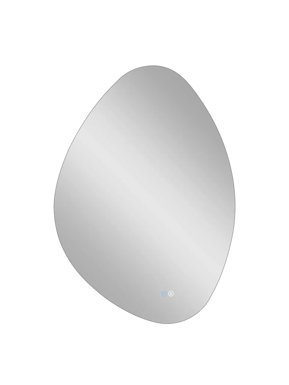 Зеркало Zled-A с LED-подсветкой, 70*100см, асимметричное, с антизапотеванием