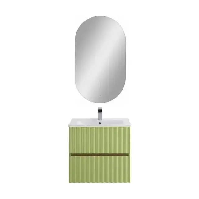 Комплект мебели Art&Max Элегант/Elegant 60 с LED подсветкой ручек мята