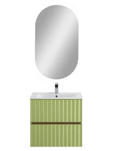 Комплект мебели Art&Max Элегант/Elegant 60 с LED подсветкой ручек мята