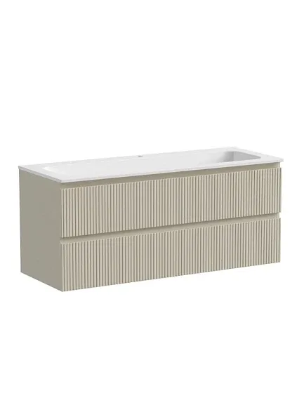 Тумба с раковиной Sancos Сноб Т/Snob T 120 Beige Soft (раковина Element CN7017)