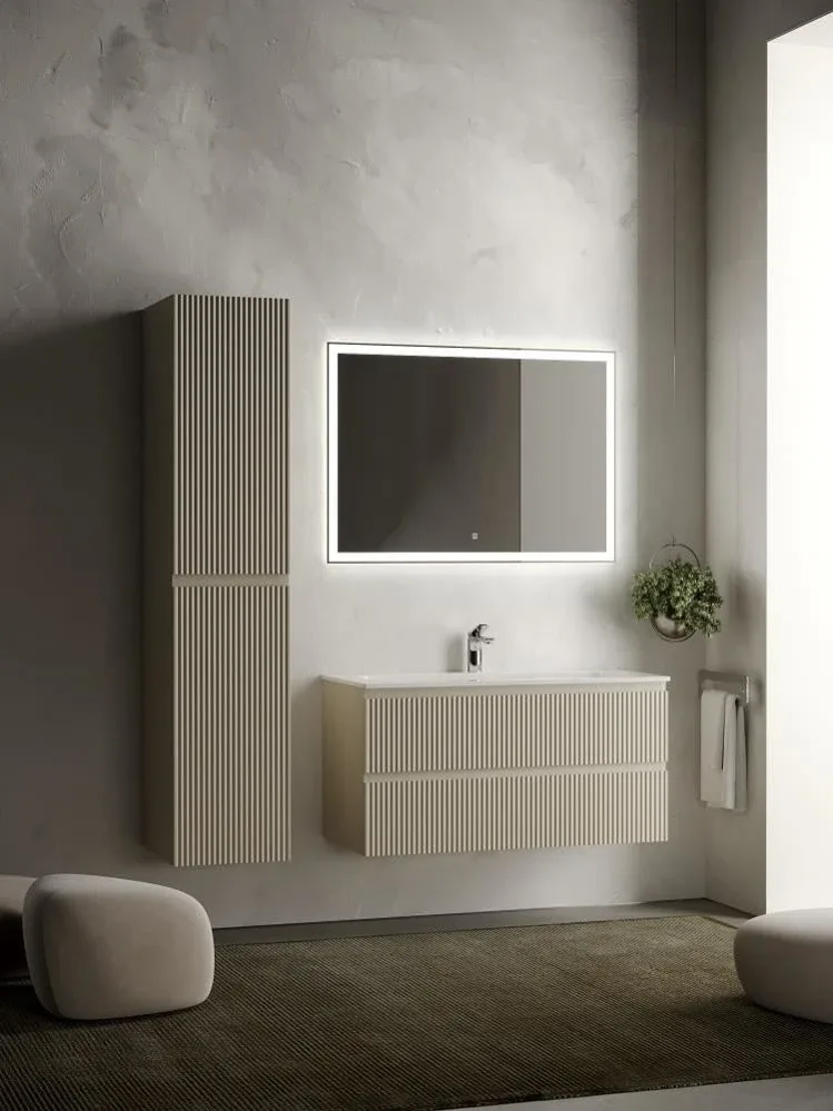 Тумба под раковину Sancos Сноб Р/Snob R 100 Beige Soft