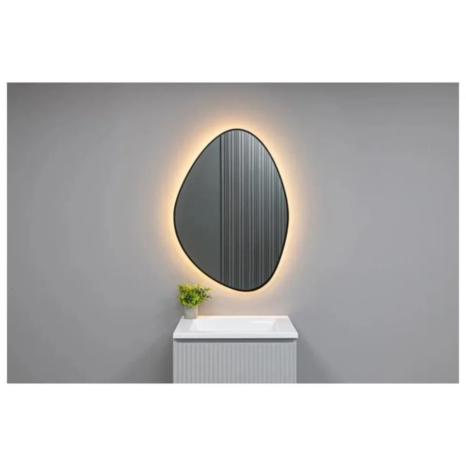 Зеркало Silver Mirrors Lucas Black-TX 70*100 с интерьерной Led-подсветкой инфракрасный выключатель