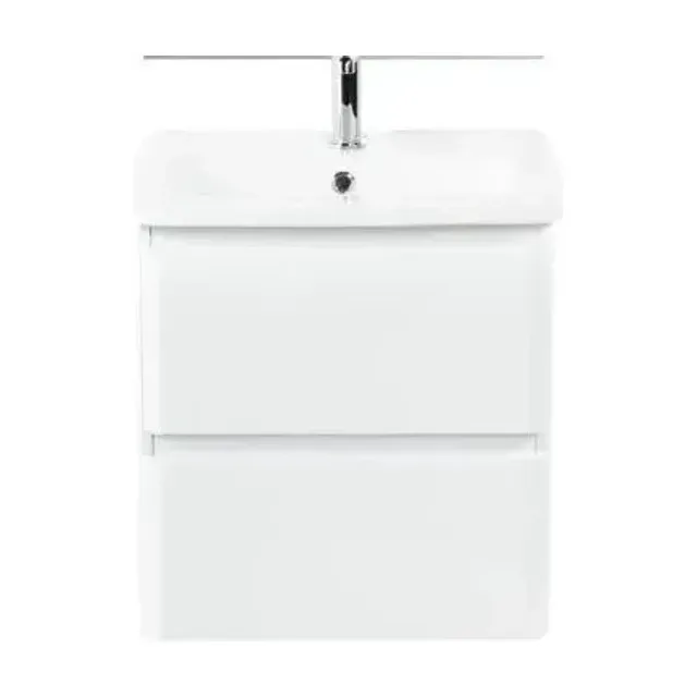 Тумба с раковиной BelBagno Albano-Cer 50 белый глянец