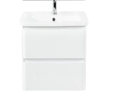 Тумба с раковиной BelBagno Albano-Cer 50 белый глянец