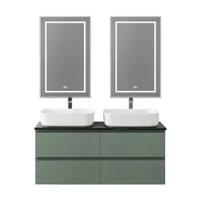 Комплект мебели BelBagno Крафт (Kraft) 120 с четырьмя ящиками еловый матовый (столешница черный матовый мрамор)