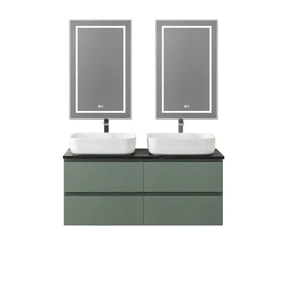 Комплект мебели BelBagno Крафт (Kraft) 120 с четырьмя ящиками еловый матовый (столешница черный матовый мрамор)