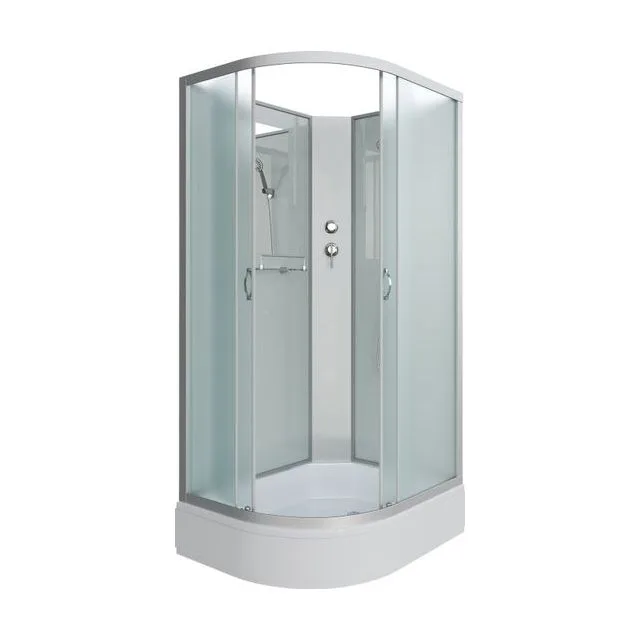 Душевая кабина Niagara Classic NG-33084-14RBK (100х80х200) средний поддон(26см),стекло матовое