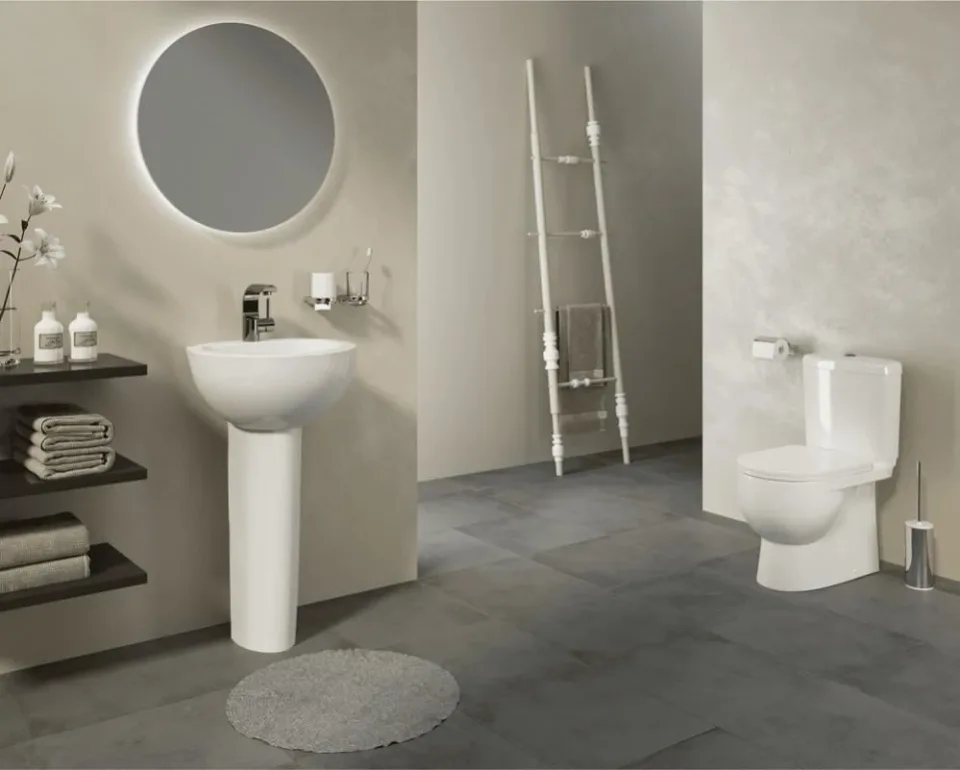 Раковина Sanita Luxe Art 49,3*46,9 с пьедесталом