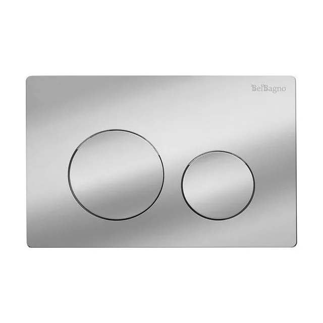 Кнопка смыва BelBagno BB-03C-CRM, хром
