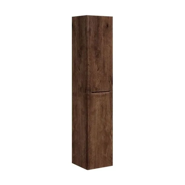 Шкаф-пенал Vincea Миа (Mia) VSC-2M170RW-L 35 см подвесной темное дерево (R.Wood) левосторонний