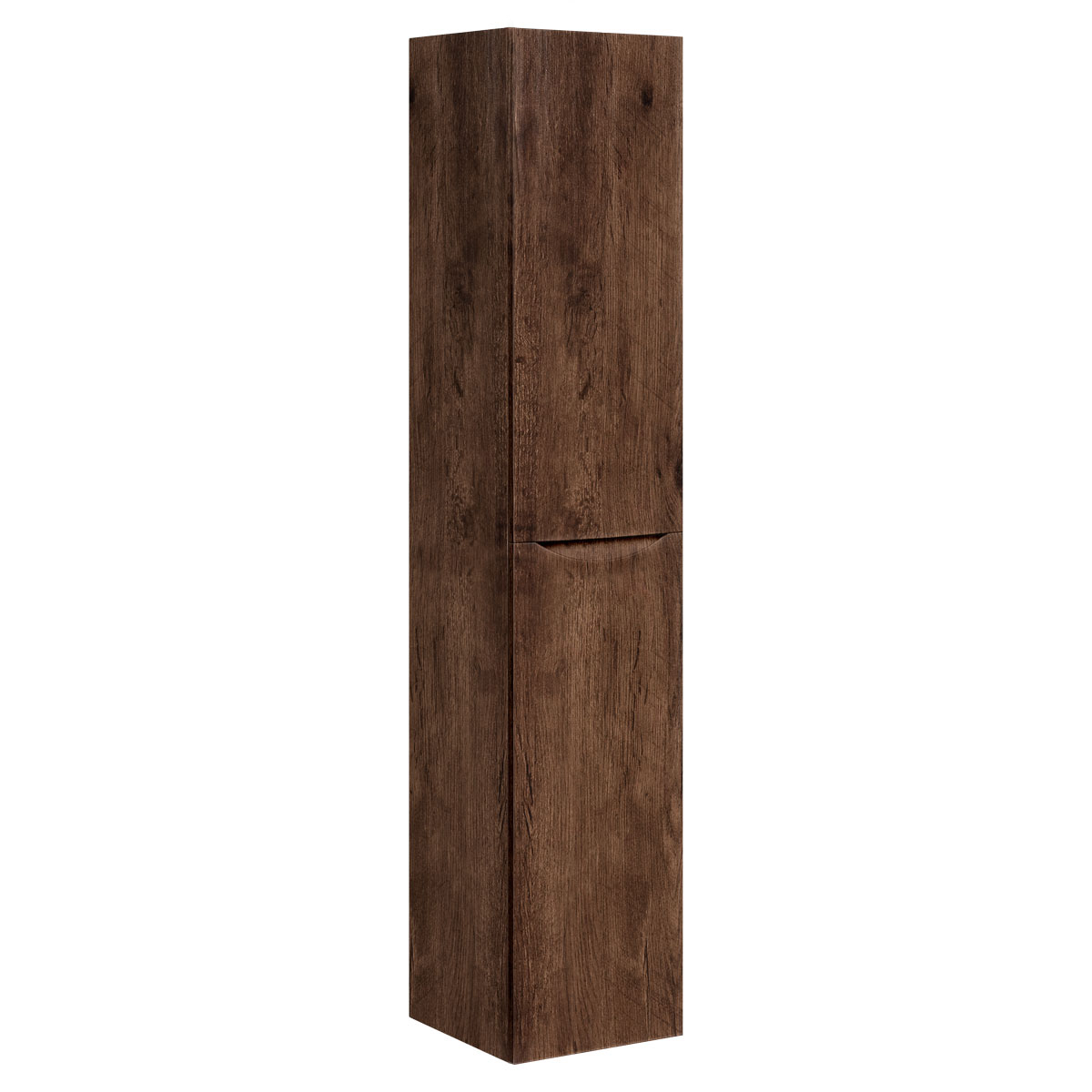Шкаф-пенал Vincea Миа (Mia) VSC-2M170RW-L 35 см подвесной темное дерево (R.Wood) левосторонний