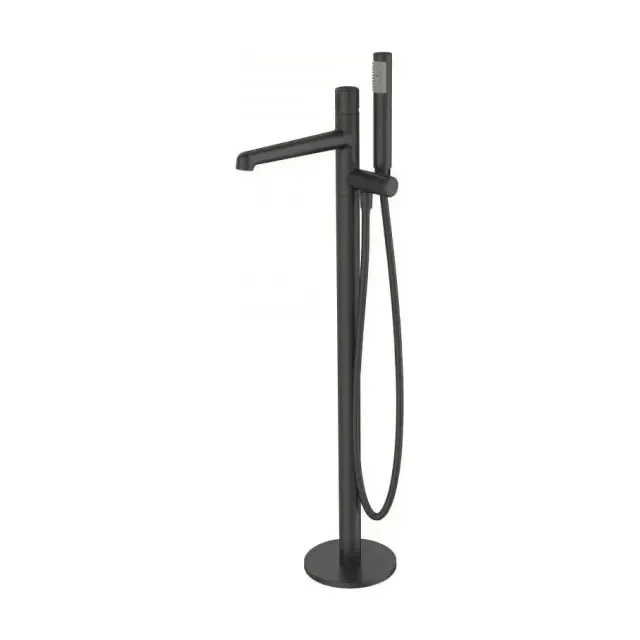 Напольный смеситель BelBagno UNO-FMT-NERO черный матовый