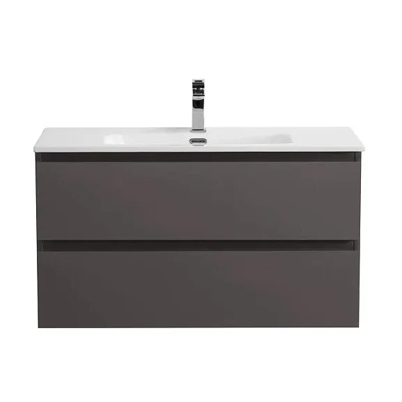 Тумба с раковиной BelBagno Крафт (Kraft) 80 темно-серая матовая (раковина BB800ETL)