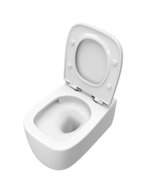 Унитаз подвесной безободковый с сиденьем CEZARES COMFORT CZR-380-TH-TOR/SC