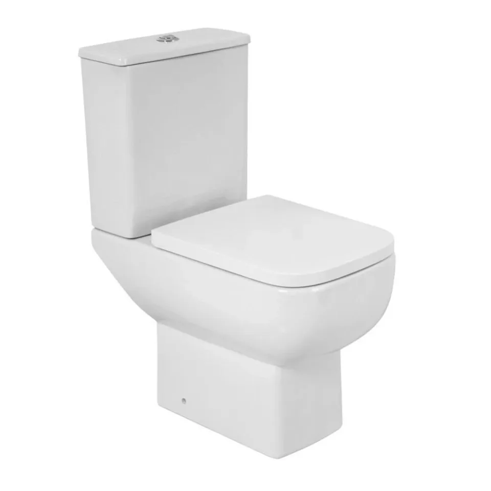 Унитаз-компакт BelBagno Аврора (Aurora) BB8604CPR/SC 36*60,5 с крышкой-сиденьем дюропласт плавное закрывание
