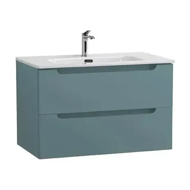 Тумба с раковиной BelBagno Этна (Etna) 90 голубая матовая (раковина BB900ETL)