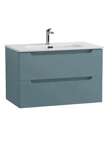 Тумба с раковиной BelBagno Этна (Etna) 90 голубая матовая (раковина BB900ETL)