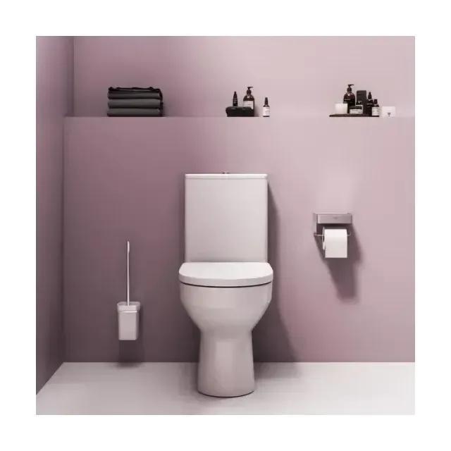 Унитаз-компакт AM.PM Spirit V2.0 37*63,5 безободковый FlashClean с крышкой-сиденьем микролифт и аксессуарами