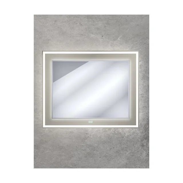 Зеркало со встроенной и контурной подсветками CEZARES CZR-SPC-RELAX-800-900-LED-TCH-BR
