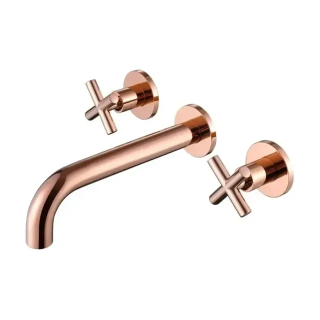 Смеситель ABBER Wasser Kreis AF81121RG для раковины скрытого монтажа, розовое золото