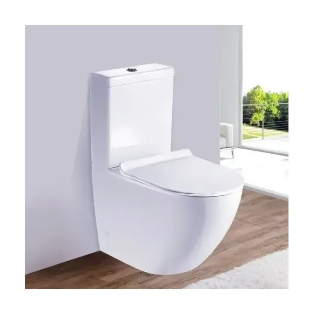 Унитаз-компакт Esbano Ripoll-C 38,5*62 White безободковый с крышкой-сиденьем микролифт