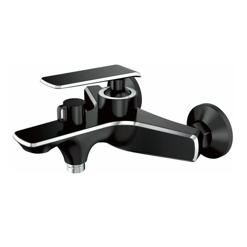 Смеситель Haiba HB60548-7 для ванны и душа черный матовый