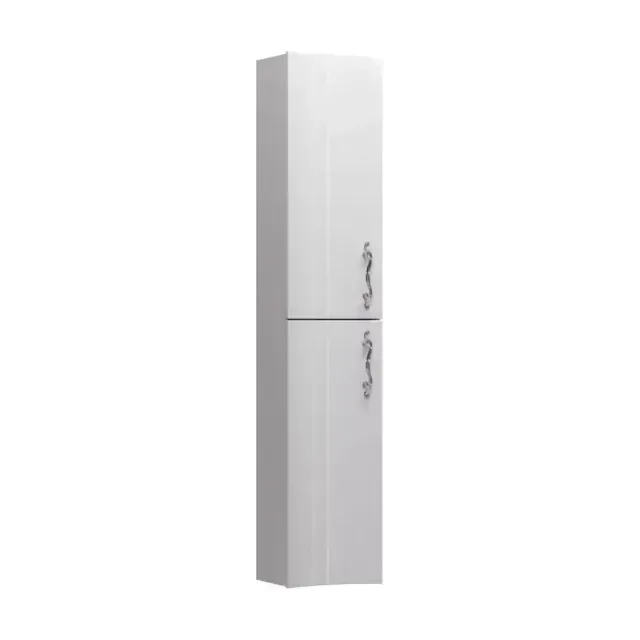 Пенал Aima Amethyst 30П 2д white L вогнутый