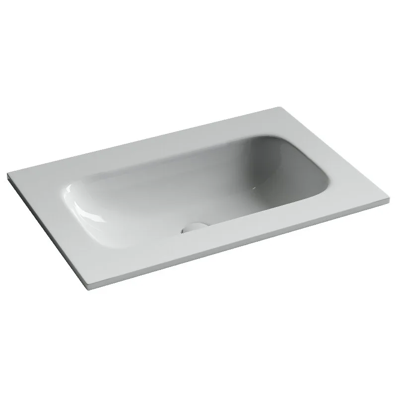 Раковина из сантехнического фарфора Ceramica Nova Грация (Grace) 71 см CN7031wx накладная цвет белый
