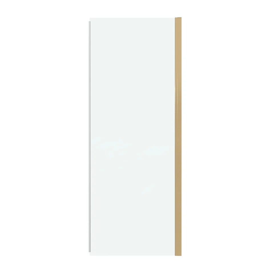 Боковая стенка Grossman Pragma 200.K33.03.80.32.00 (80х195) золото сатин,стекло прозрачное, 1 место