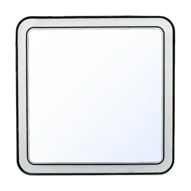 Зеркало Style Line Атлантика 60*60 с Led-подсветкой инфракрасный выключатель, часы