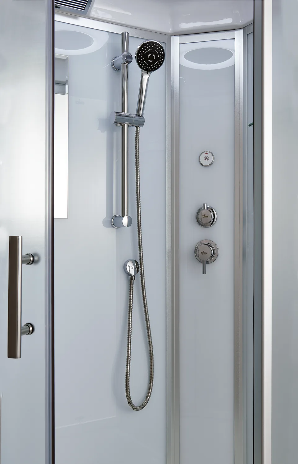 Timo Standart T-6650 Silver Fabric душевая кабина (150*88*220), турецкая баня хамам