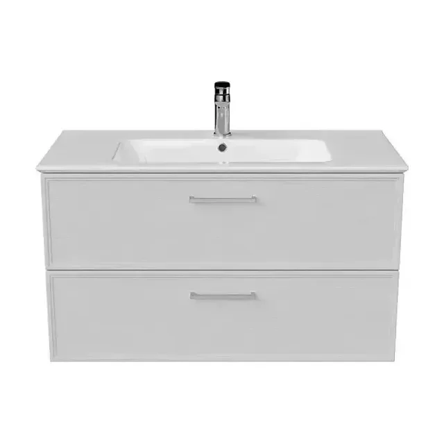 Тумба с раковиной Kerama Marazzi Piano 95 ясень белый матовый