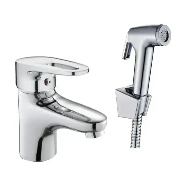 Смеситель Haiba HB1268 для раковины с гигиеническим душем