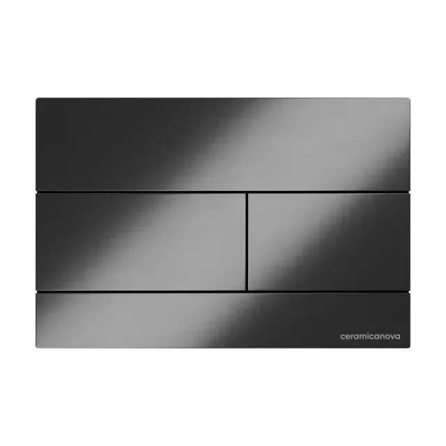 Клавиша смыва Ceramica Nova Баланс (Balance)/Прямоугольник (Rect) CN12-004GG цвет вороненая сталь