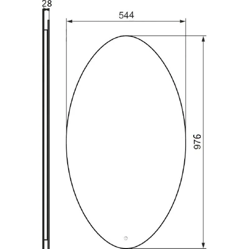 Зеркало Raval Mono 55