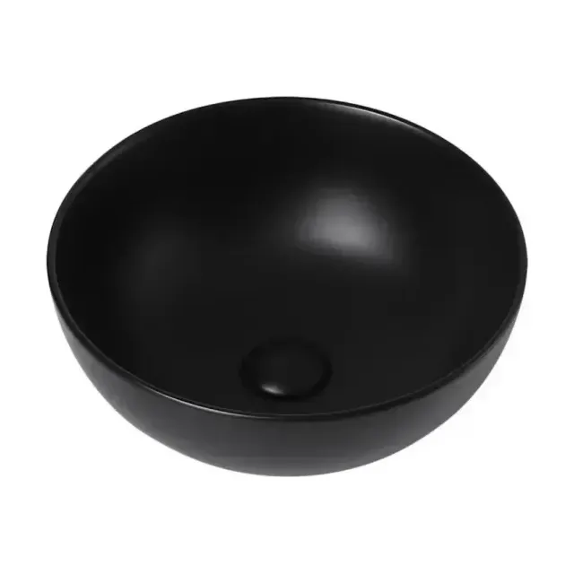 Накладная раковина ABBER Bequem AC2105MB черная матовая 36*36