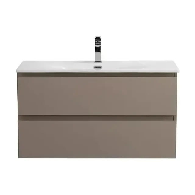 Тумба с раковиной BelBagno Крафт (Kraft) 80 бежевая матовая (раковина BB-8099-80)