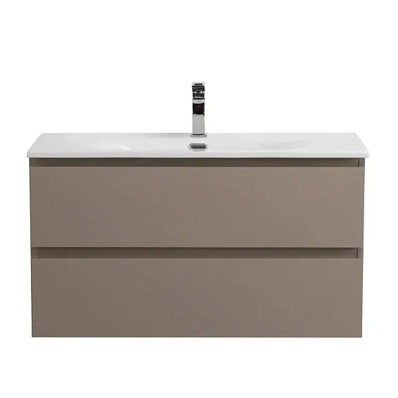 Тумба с раковиной BelBagno Крафт (Kraft) 80 бежевая матовая (раковина BB-8099-80)