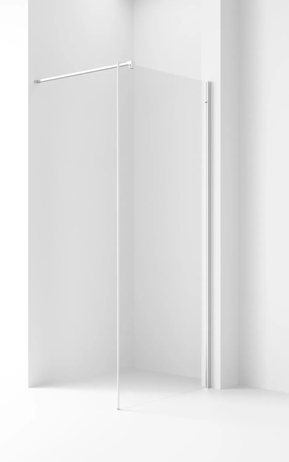 Боковая стенка Ambassador Elysium 100CX (100х200) хром,стекло прозрачное,1 место