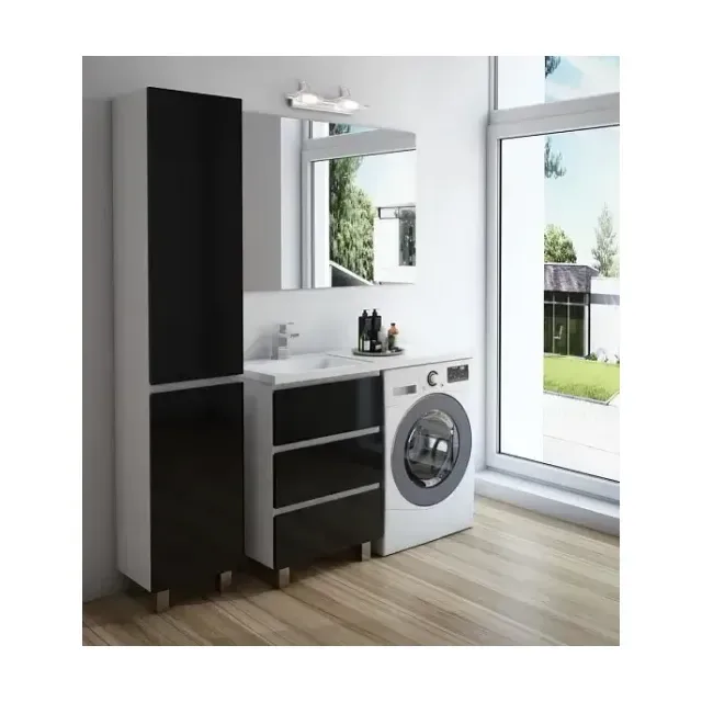 Тумба с раковиной напольная 3 ящика Эстет Dallas Luxe 120 55 L ФР-00001922