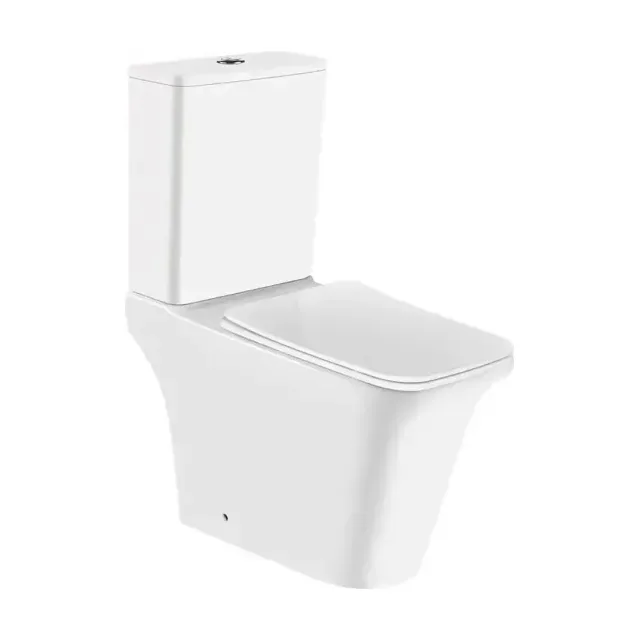 Унитаз-компакт Azario Avero AZ-3121-G 36*66 безободковый с крышкой-сиденьем микролифт