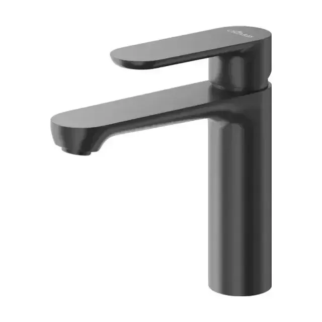 Смеситель Cezares Вектор (Stylus) STYLUS-LS-NOP для раковины с донным клапаном черный матовый