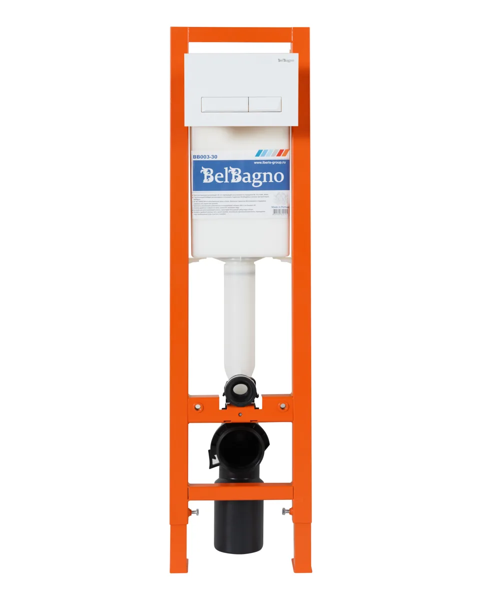 Кнопка смыва BelBagno MARMI BB009-MR-BIANCO, цвет-белый