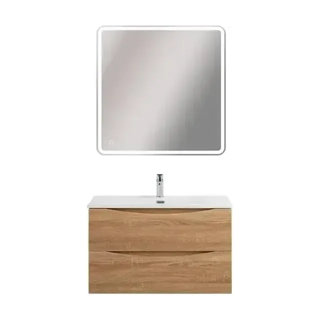 Комплект мебели BelBagno Марино-Кер-Мини (Marino-Cer-Mini) 80 белый дуб