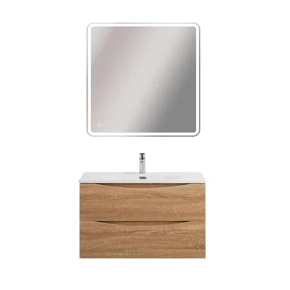 Комплект мебели BelBagno Марино-Кер-Мини (Marino-Cer-Mini) 80 белый дуб