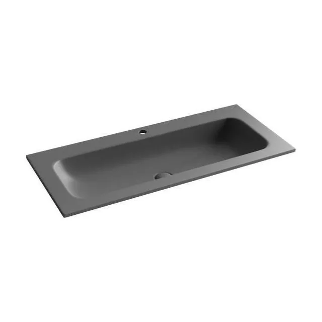 Раковина из сантехнического фарфора Ceramica Nova Грация (Grace) 101 см CN7013MDH накладная цвет серый