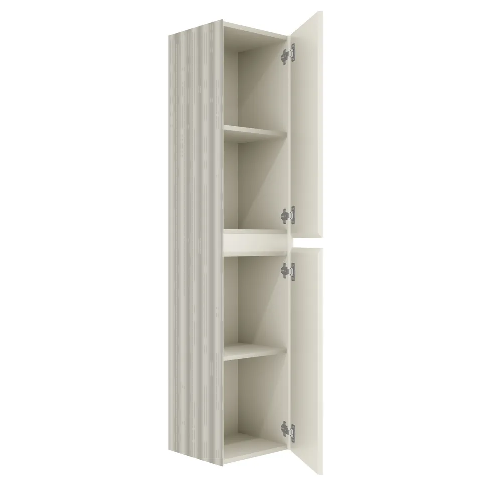 Шкаф Велле (Welle) VSC-2WL150MBG подвесной, 1500*350*300, Бежевый матовый софт-тач