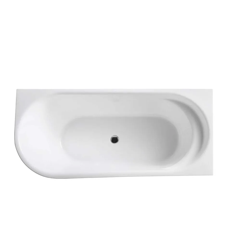 Ванна акриловая Vincea VBT-301-1700R, 1700*780*600, цвет белый, правая, слив-перелив в комплекте, хро