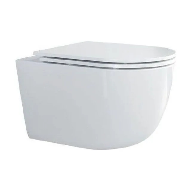 Унитаз подвесной безободковый с сиденьем CEZARES RELAX CZR-3806-53-TH-TOR/SC