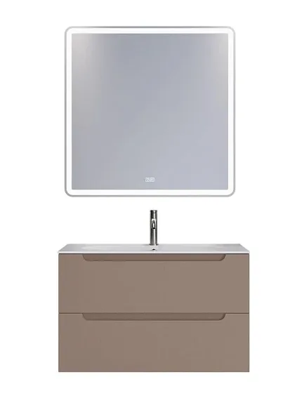 Комплект мебели BelBagno Этна (Etna) 80 бежевый матовый (раковина LOV-800-LVB)